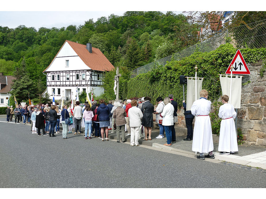 Bittprozession an Christi Himmelfahrt (Foto: Karl-Franz Thiede)